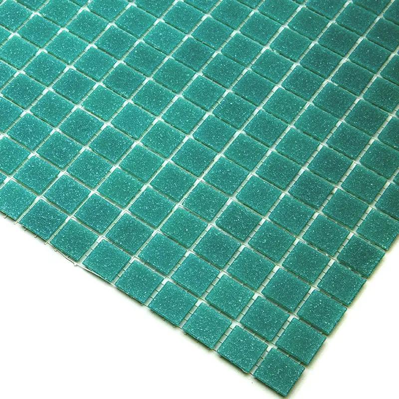Jade Green 12x12 Glossy Uniform Square Glass Mosaic Tile (20 pack, 20 sq ft/case) by Apollo Tile