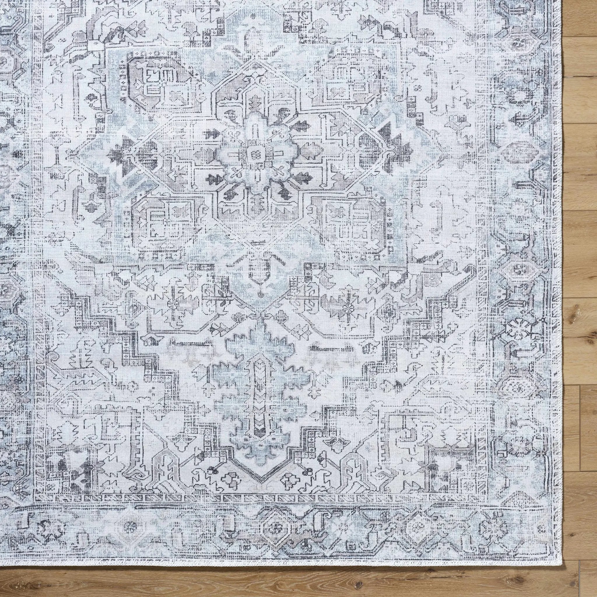 Nadia Silver Gray Area Rug - Clearance by Boutique Rugs