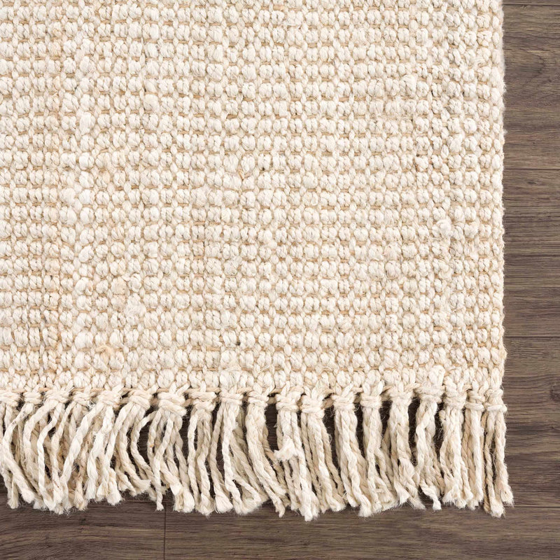 Senneterre Bleached Jute Rug by Boutique Rugs