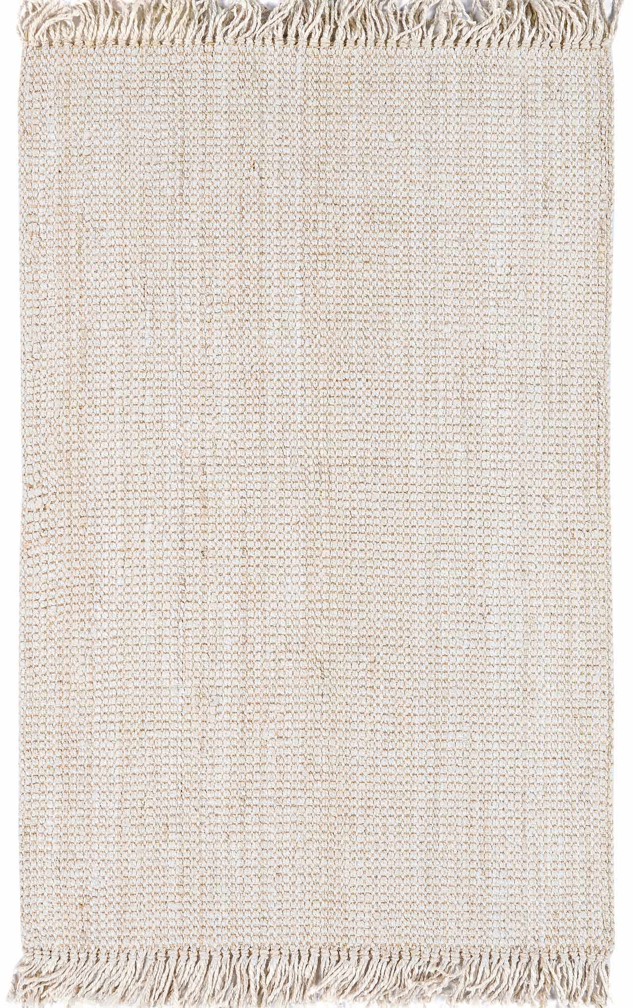 Senneterre Bleached Jute Rug by Boutique Rugs
