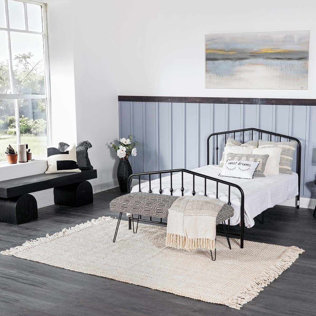 Senneterre Bleached Jute Rug by Boutique Rugs