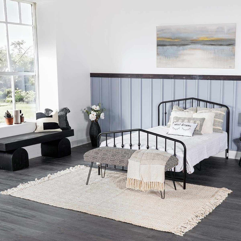 Senneterre Bleached Jute Rug by Boutique Rugs