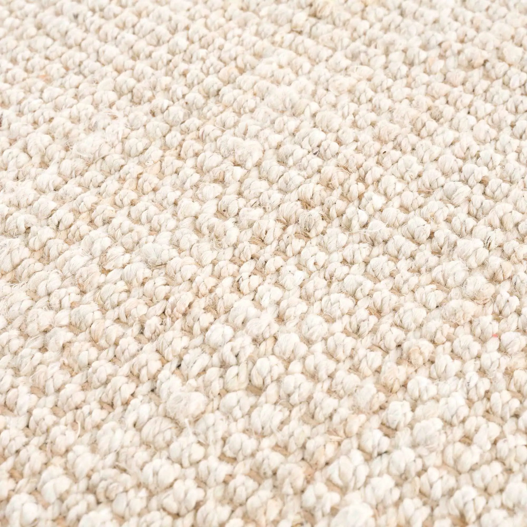 Senneterre Bleached Jute Rug by Boutique Rugs