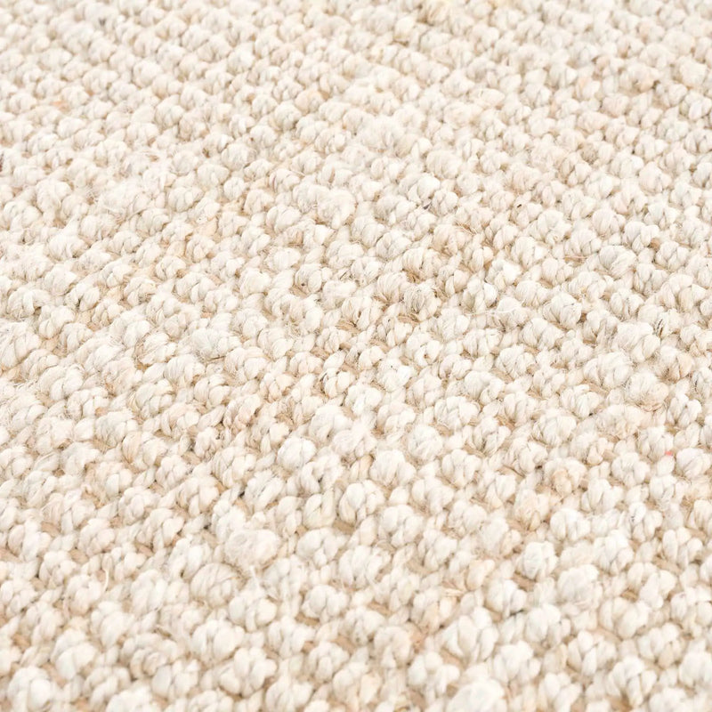 Senneterre Bleached Jute Rug by Boutique Rugs