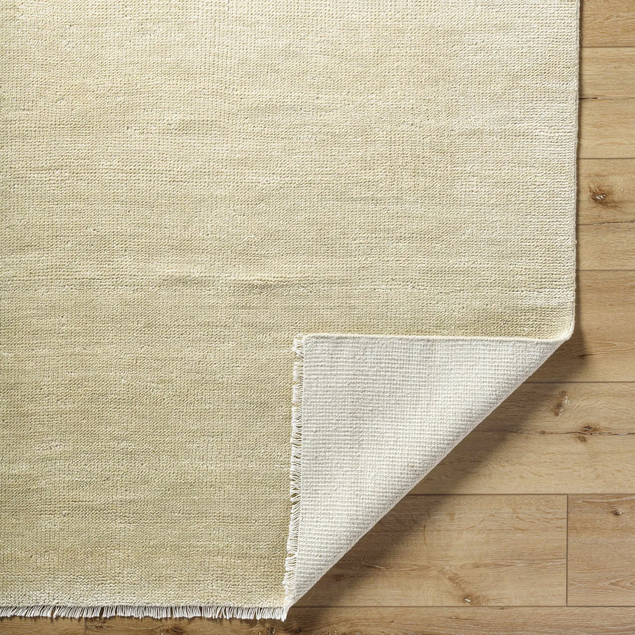 Powa Light Yellow Area Rug - Clearance by Boutique Rugs