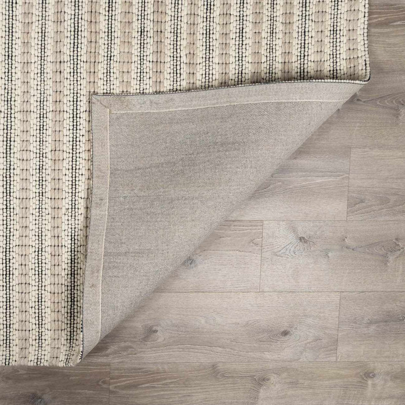 Laleh Cream & Black Area Rug - Clearance by Boutique Rugs
