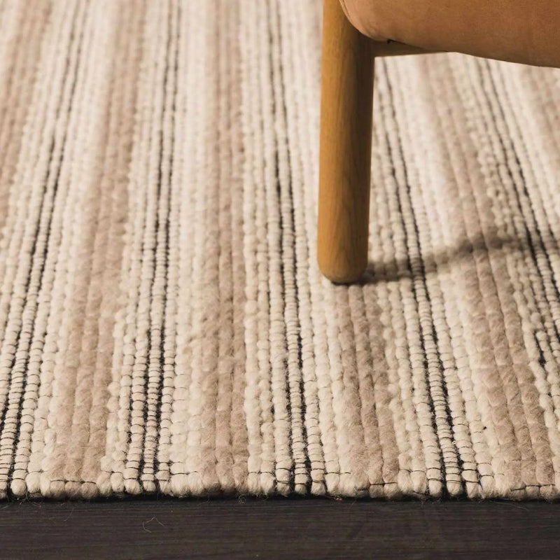 Laleh Cream & Black Area Rug - Clearance by Boutique Rugs
