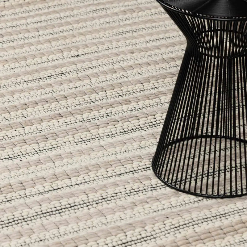 Laleh Cream & Black Area Rug - Clearance by Boutique Rugs