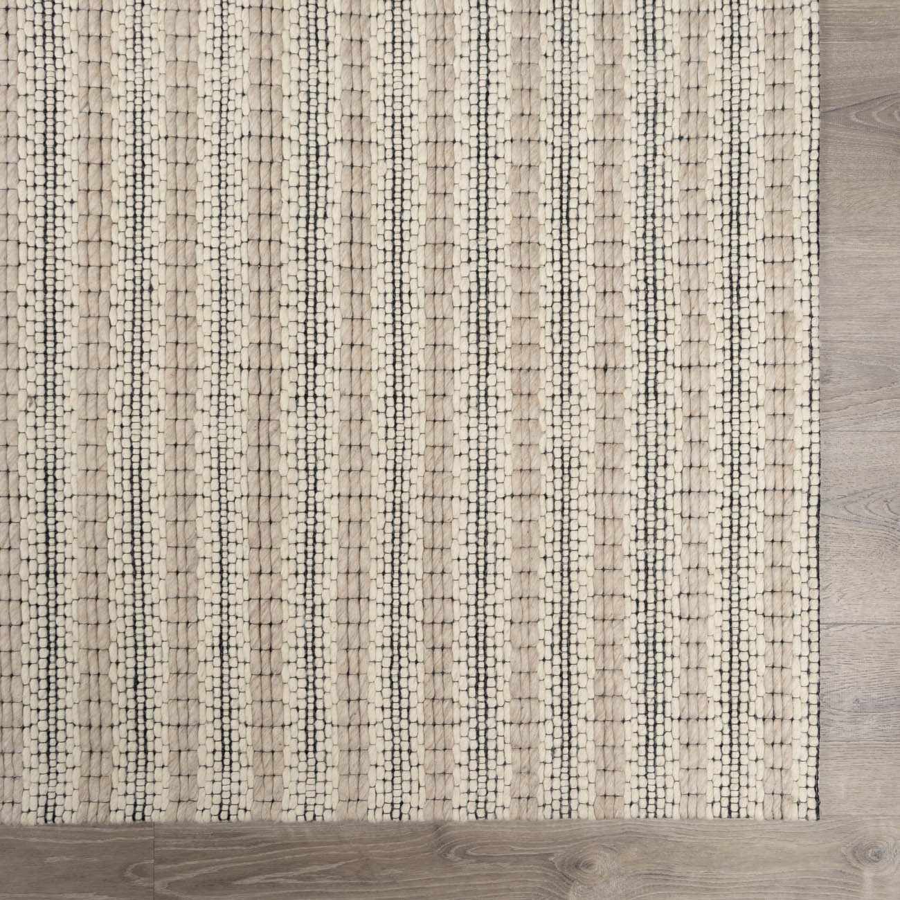 Laleh Cream & Black Area Rug - Clearance by Boutique Rugs