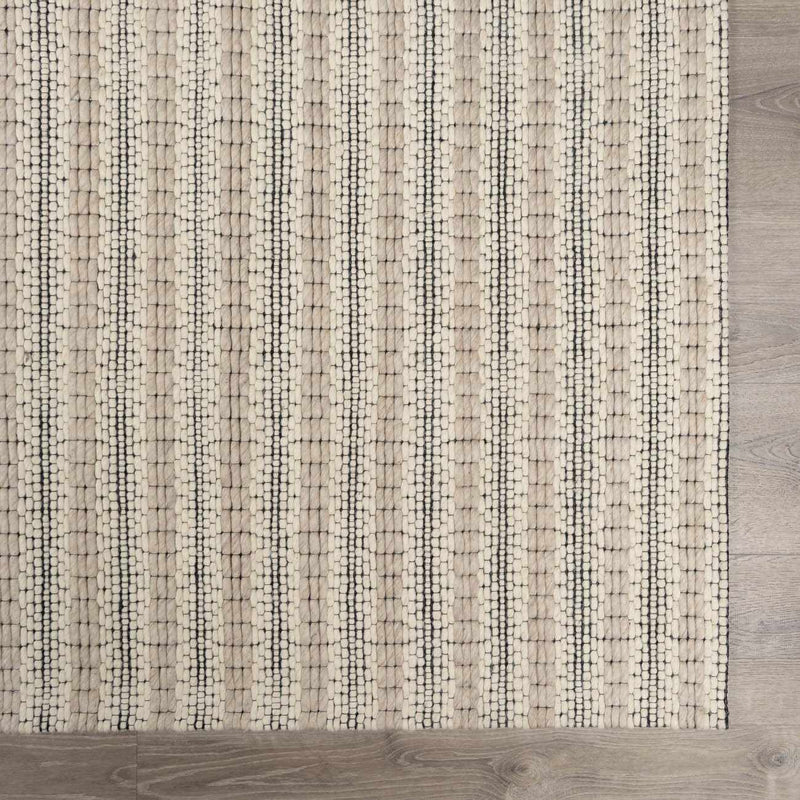 Laleh Cream & Black Area Rug - Clearance by Boutique Rugs