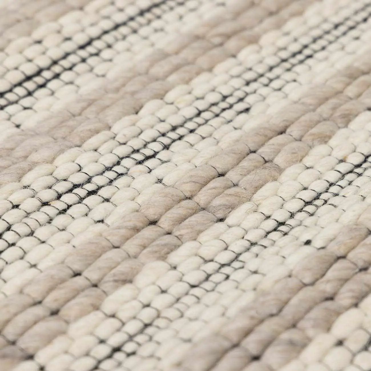 Laleh Cream & Black Area Rug - Clearance by Boutique Rugs
