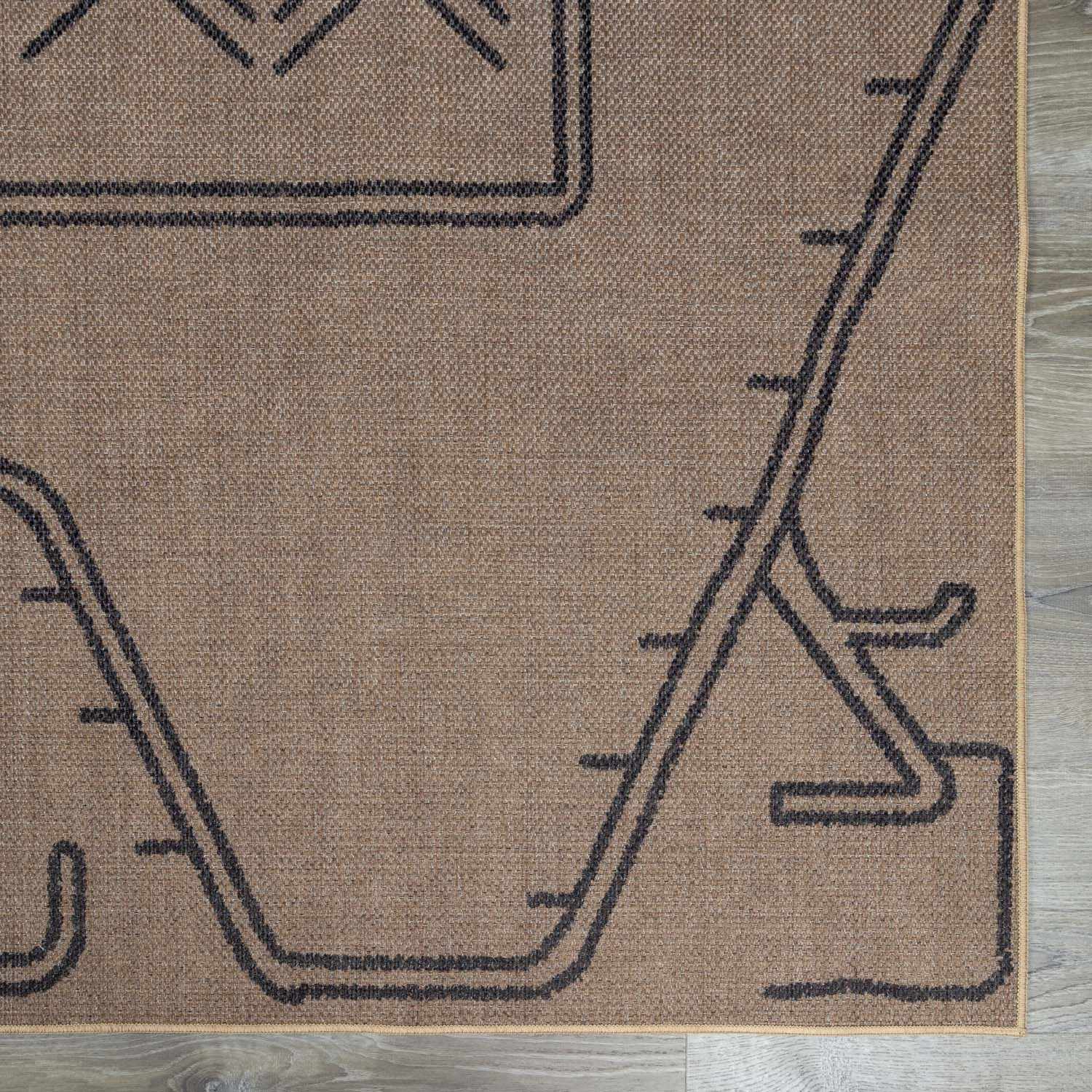 Anuja Washable Jutely Rug - Clearance by Boutique Rugs