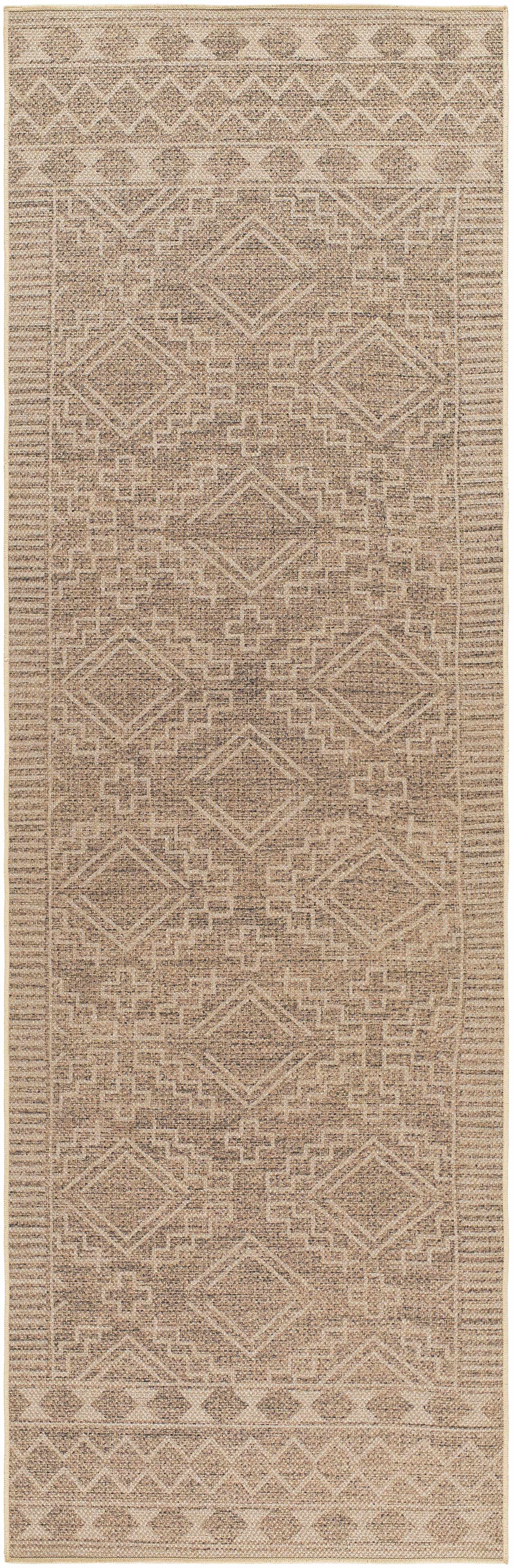 Halle Beige Washable Area Rug - Clearance by Boutique Rugs