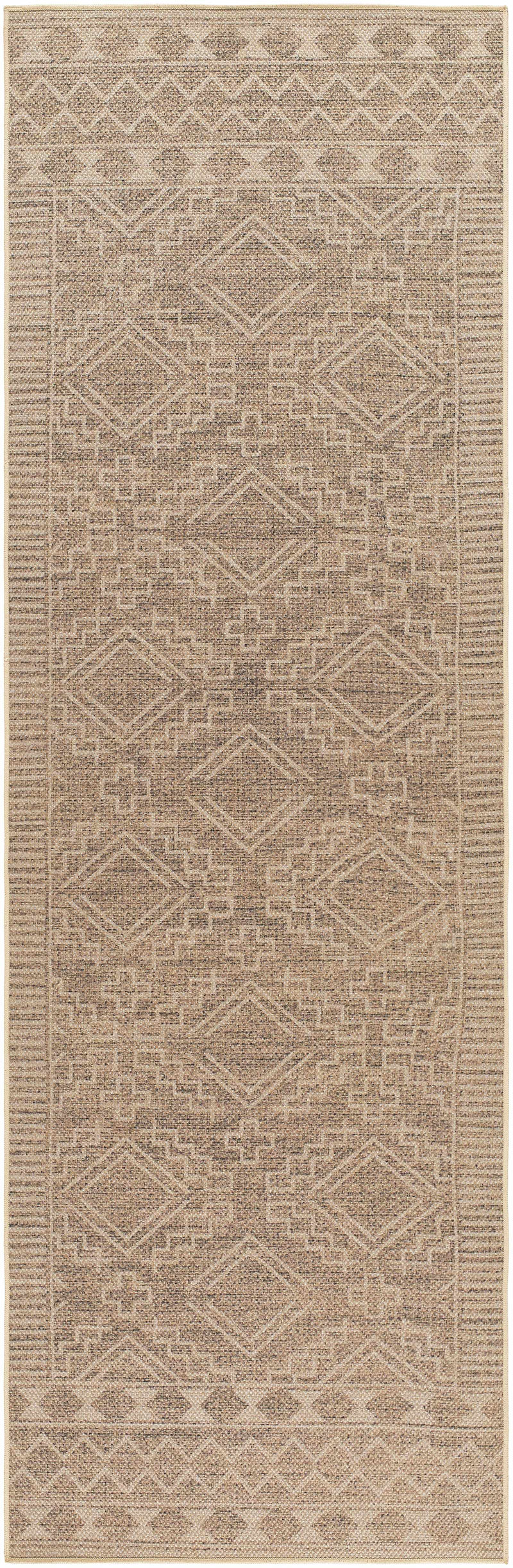 Halle Beige Washable Area Rug - Clearance by Boutique Rugs