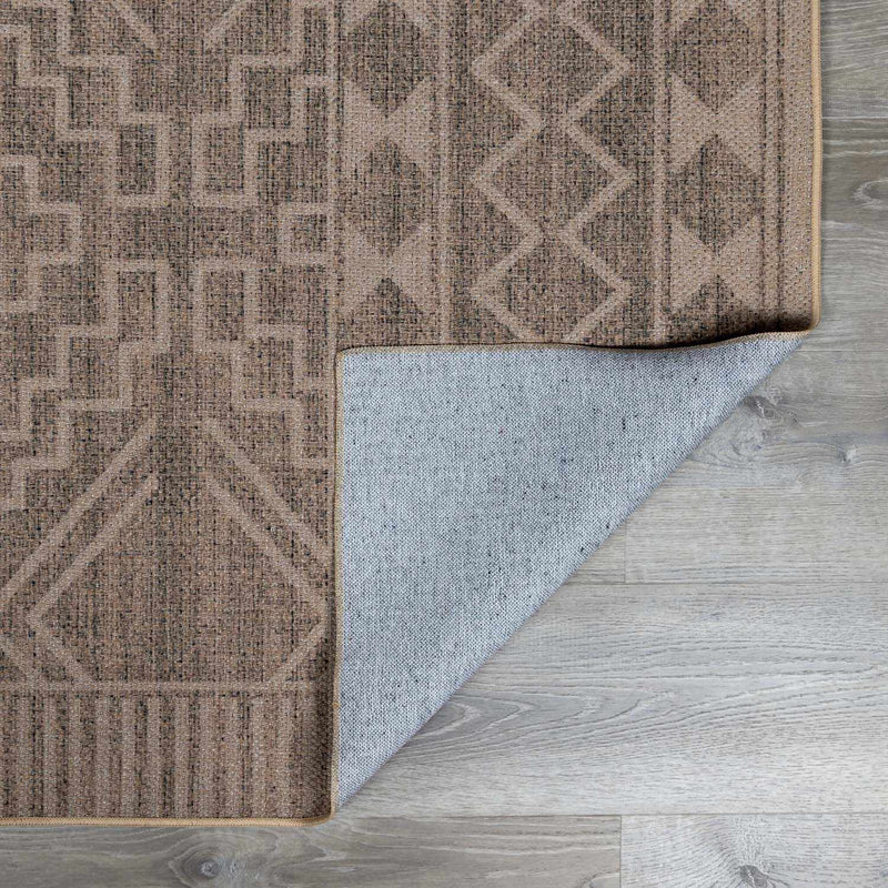 Halle Beige Washable Area Rug - Clearance by Boutique Rugs