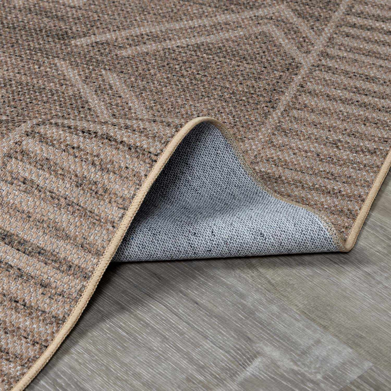 Halle Beige Washable Area Rug - Clearance by Boutique Rugs