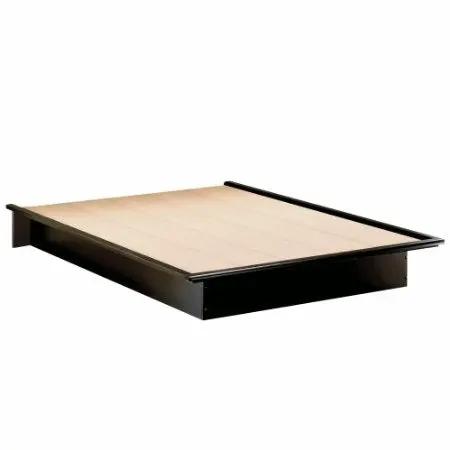 Full size Contemporary Platform Bed in Black Finish by HomePacific