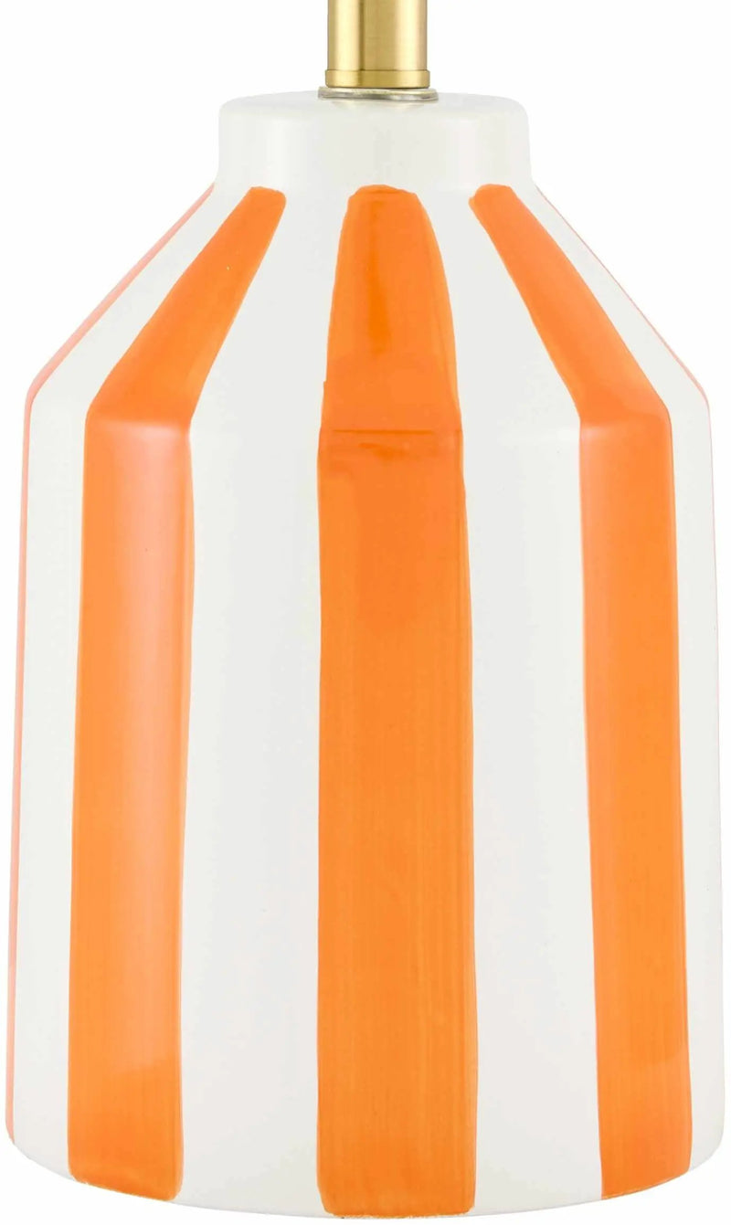 Isbergues Orange Table Lamp by Boutique Rugs