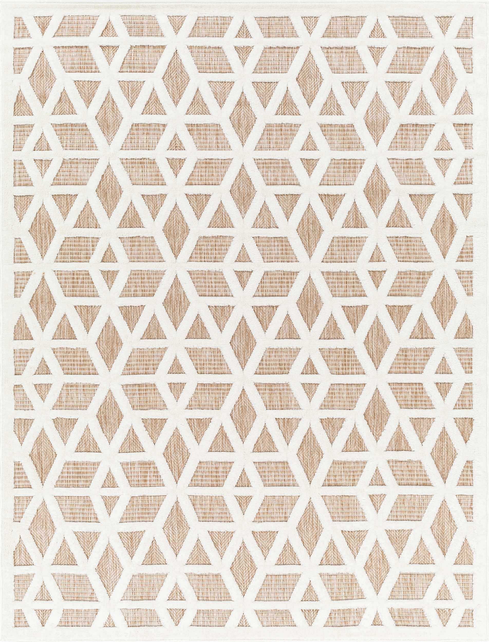 Nuri Tan Outdoor Rug - Clearance by Boutique Rugs