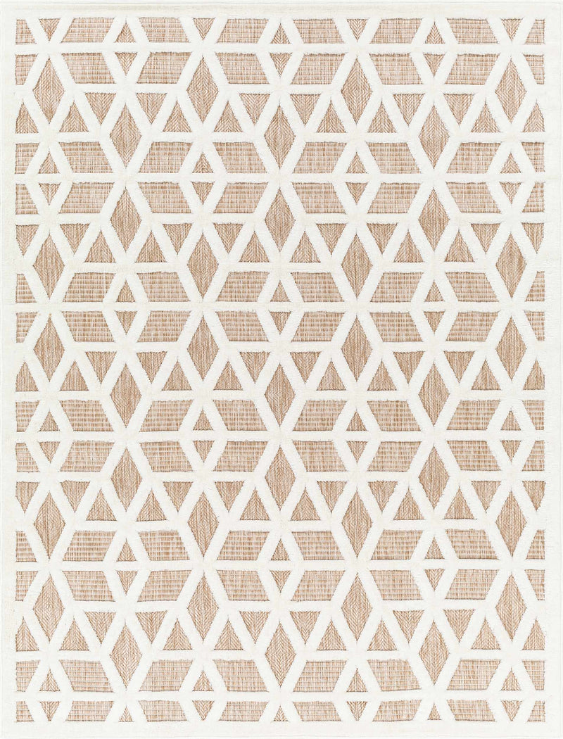 Nuri Tan Outdoor Rug - Clearance by Boutique Rugs