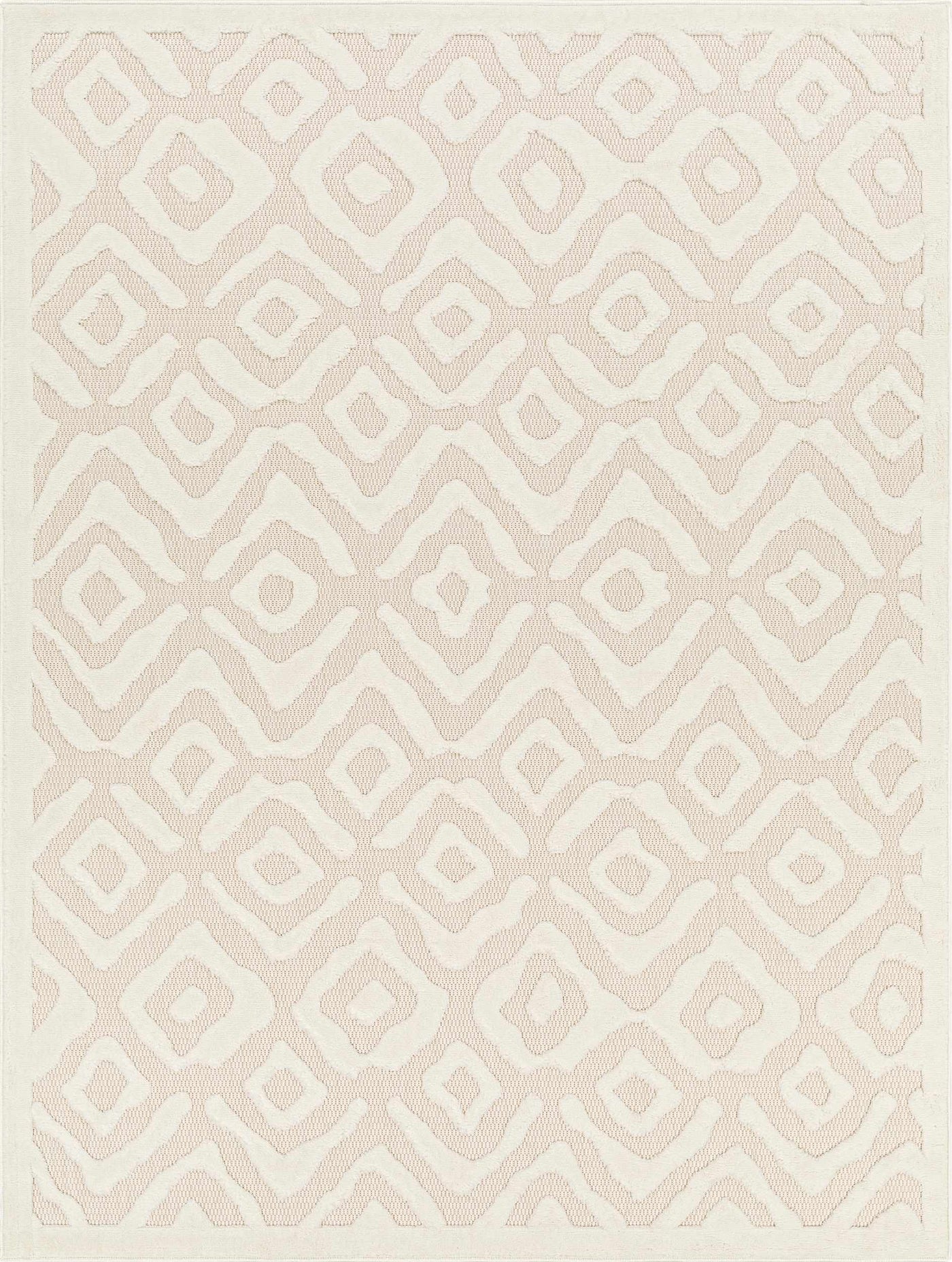 Burl Cream Outdoor Rug - Clearance by Boutique Rugs