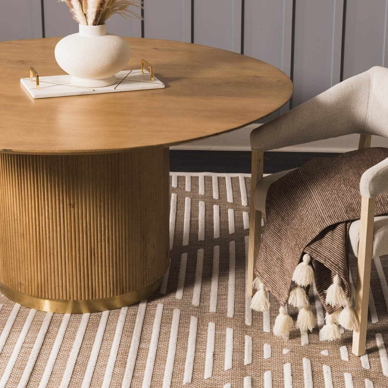 Anah Cream Outdoor Rug by Boutique Rugs