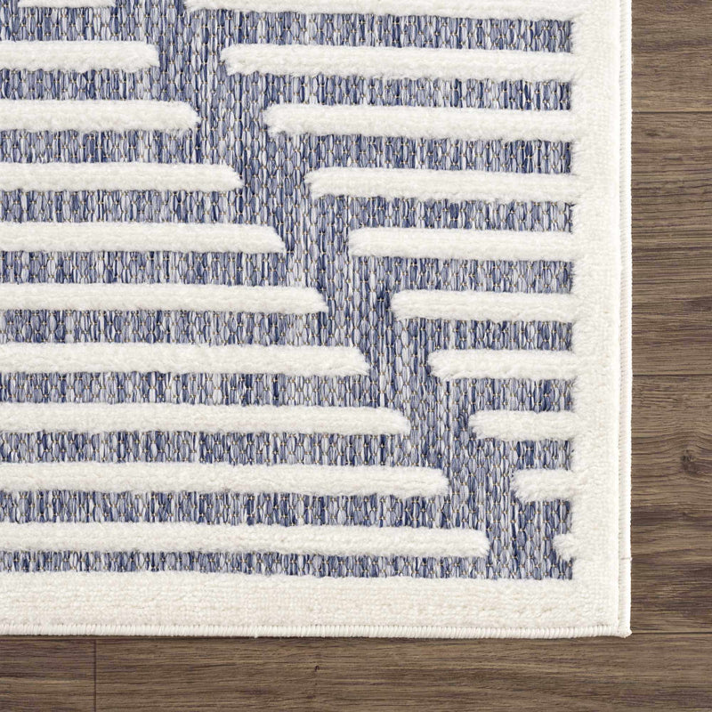 Anah Blue Outdoor Rug by Boutique Rugs