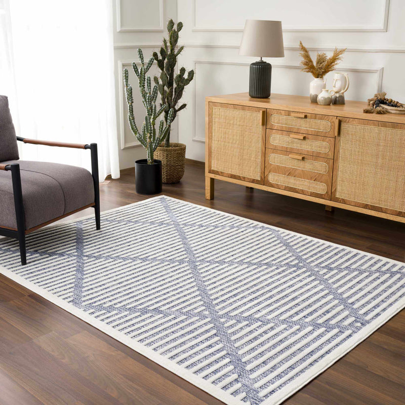 Anah Blue Outdoor Rug by Boutique Rugs