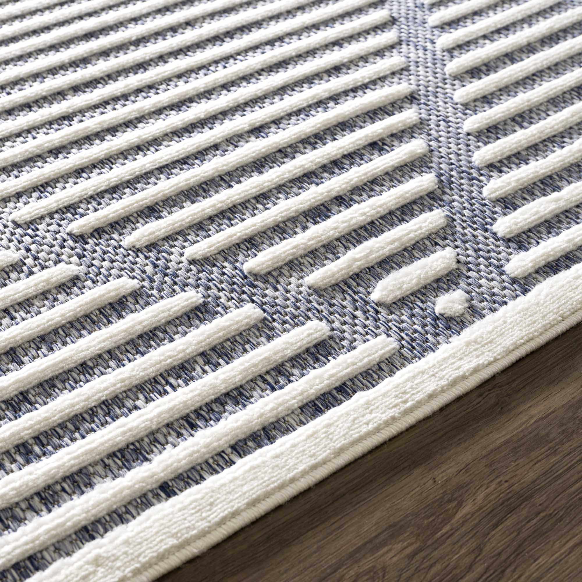 Anah Blue Outdoor Rug by Boutique Rugs