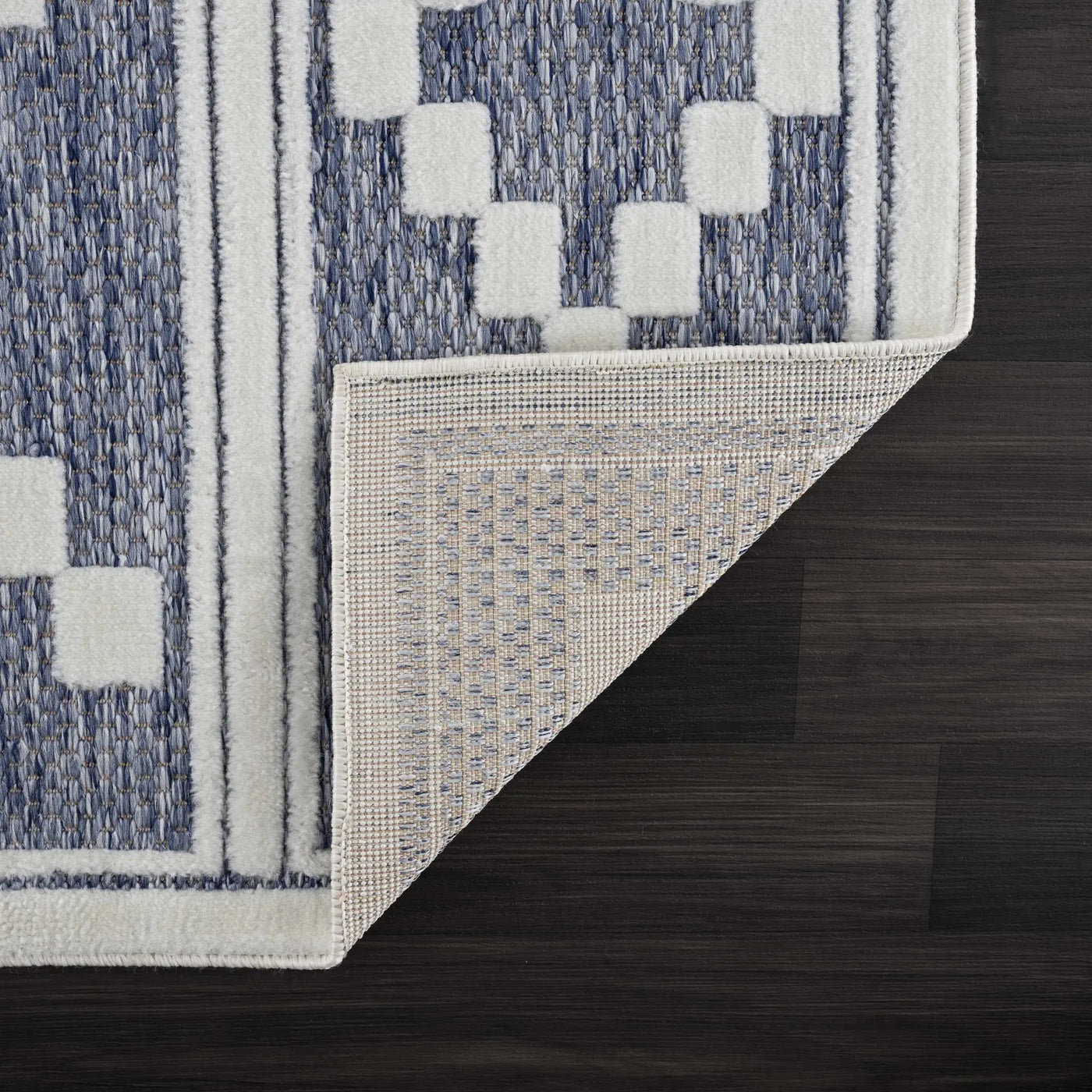 Hiro Blue Outdoor Rug - Clearance by Boutique Rugs