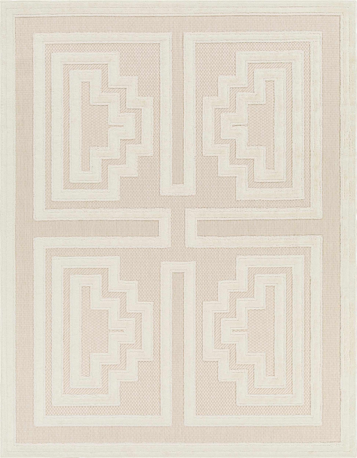 Yves Cream Outdoor Rug - Clearance by Boutique Rugs