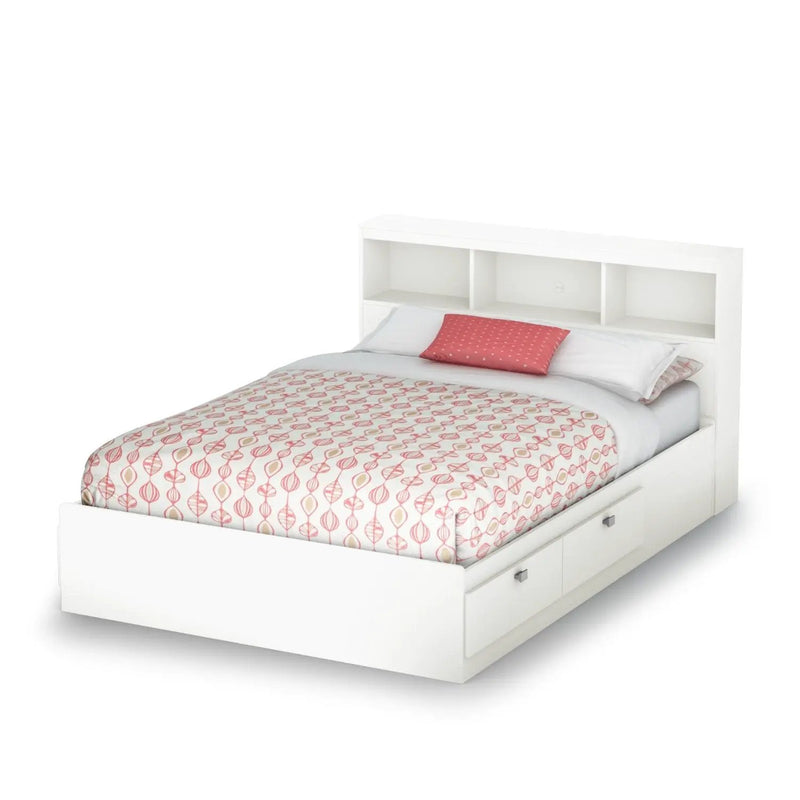 Full size Modern Platform Bed with 4 Storage Drawers by HomePacific