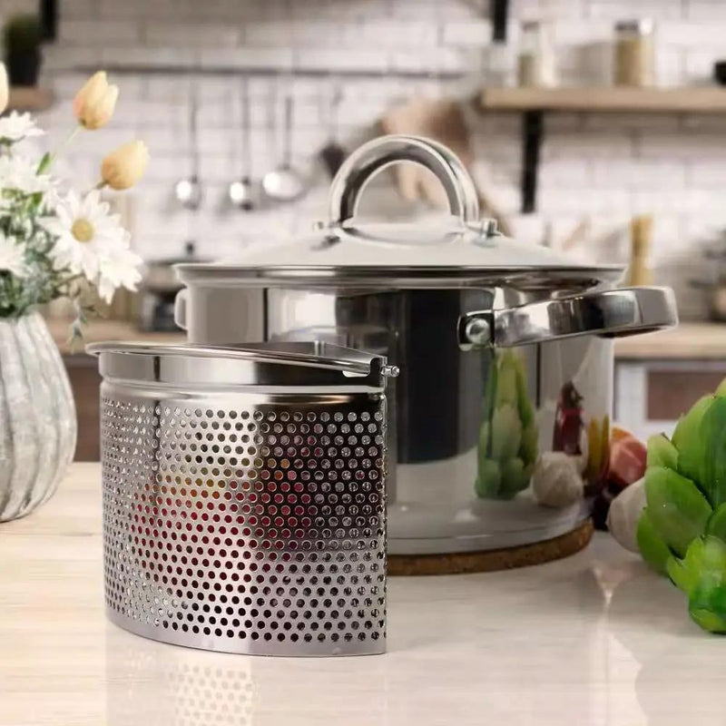 Stainless Steel 4-Quart Dutch Oven with 3-Section Dividers and Lid by HomePacific
