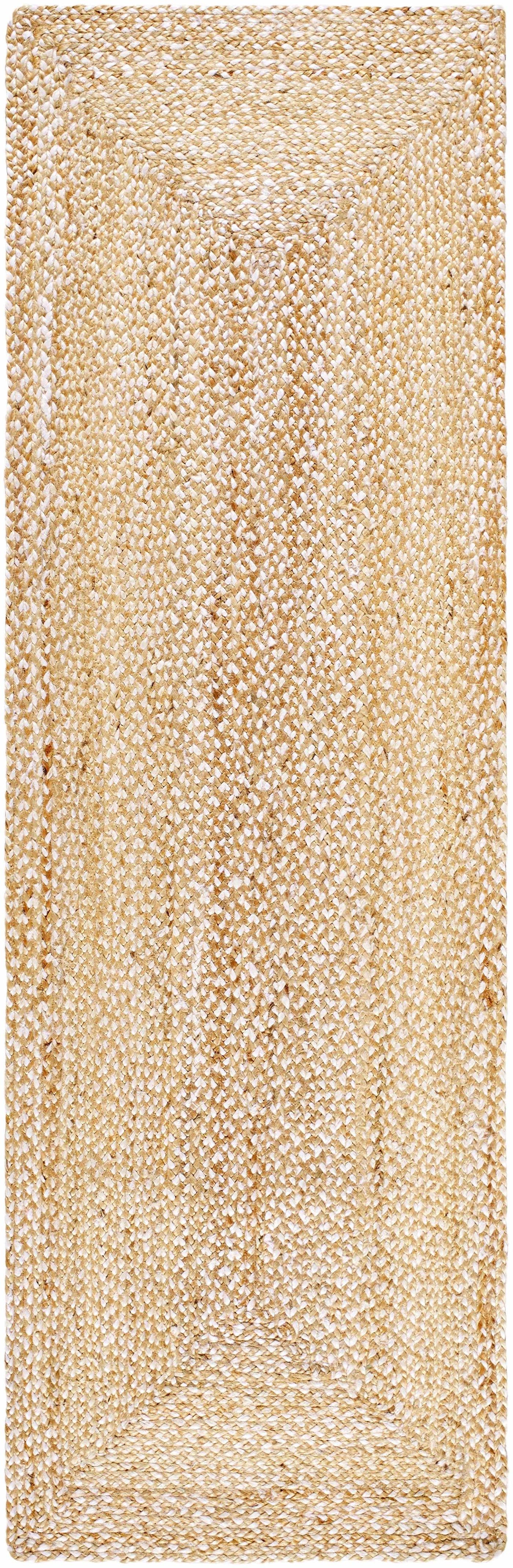 Elkie Beige Jute Area Rug - Clearance by Boutique Rugs