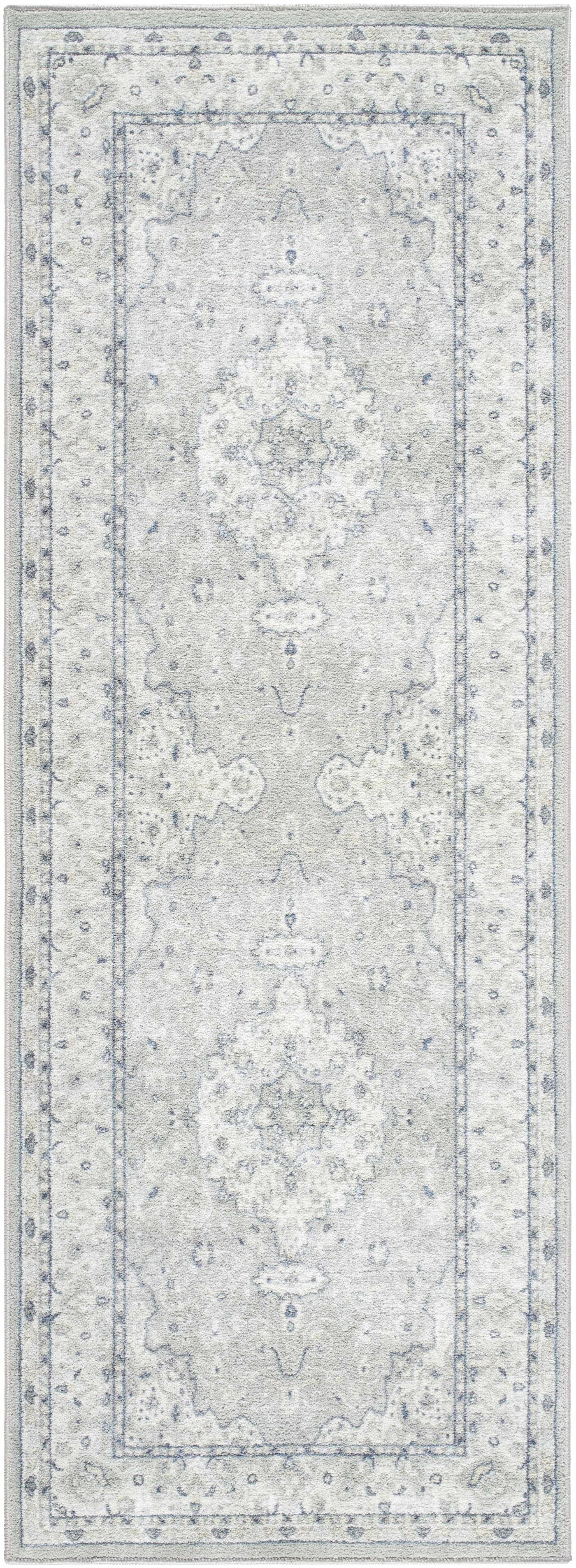 Farai Gray Medallion Area Rug - Clearance by Boutique Rugs