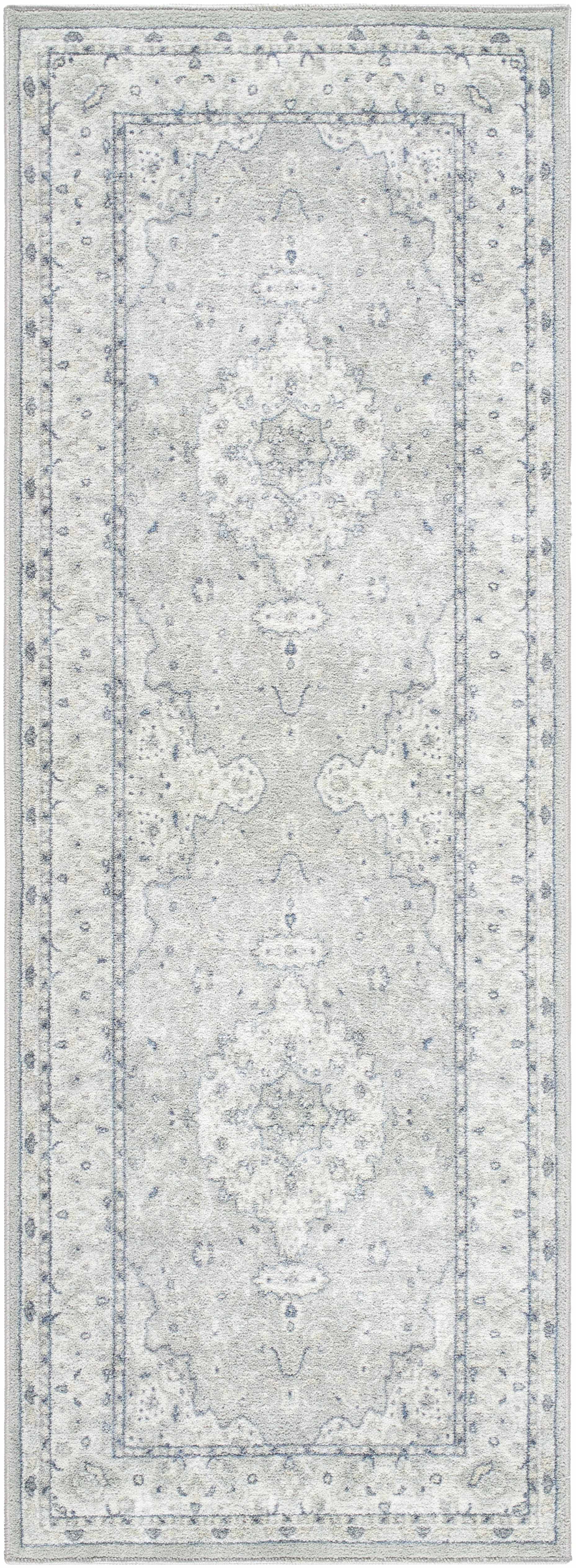 Farai Gray Medallion Area Rug - Clearance by Boutique Rugs