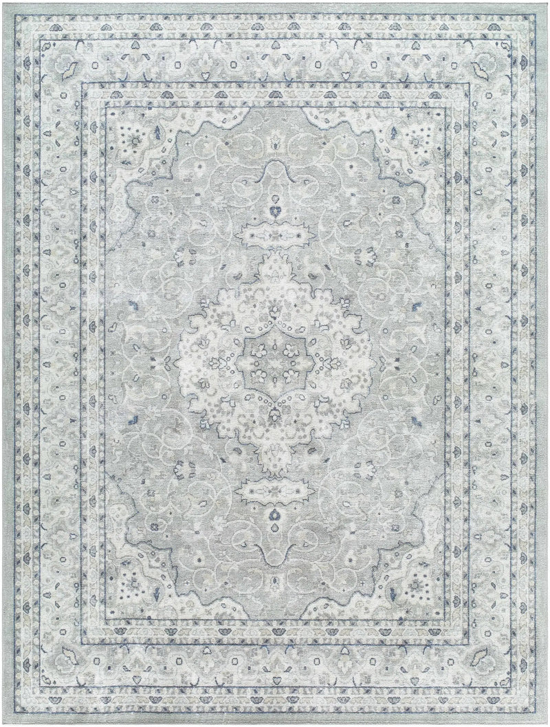 Farai Gray Medallion Area Rug - Clearance by Boutique Rugs