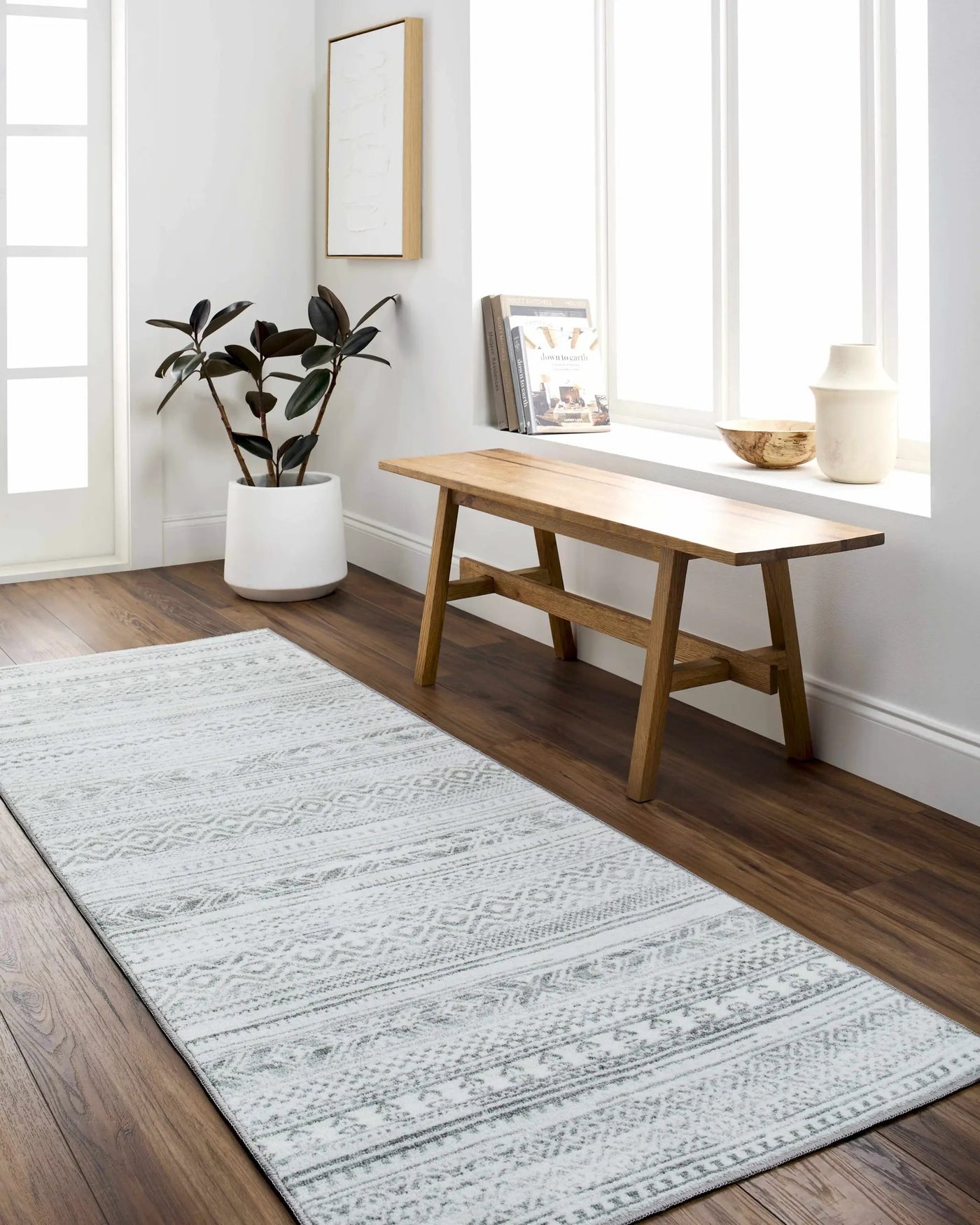 Gizeh Silverton Washable Area Rug - Clearance by Boutique Rugs
