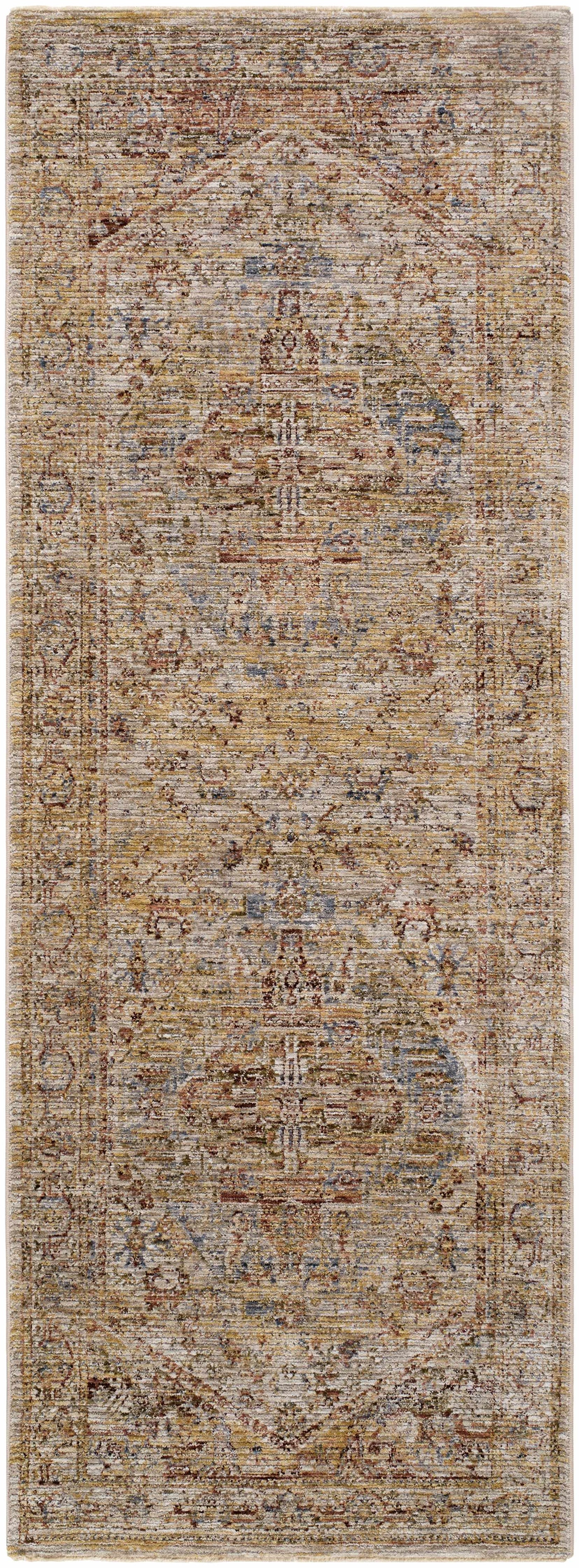 Alois Rust Rich Textured Traditional Rug by Boutique Rugs