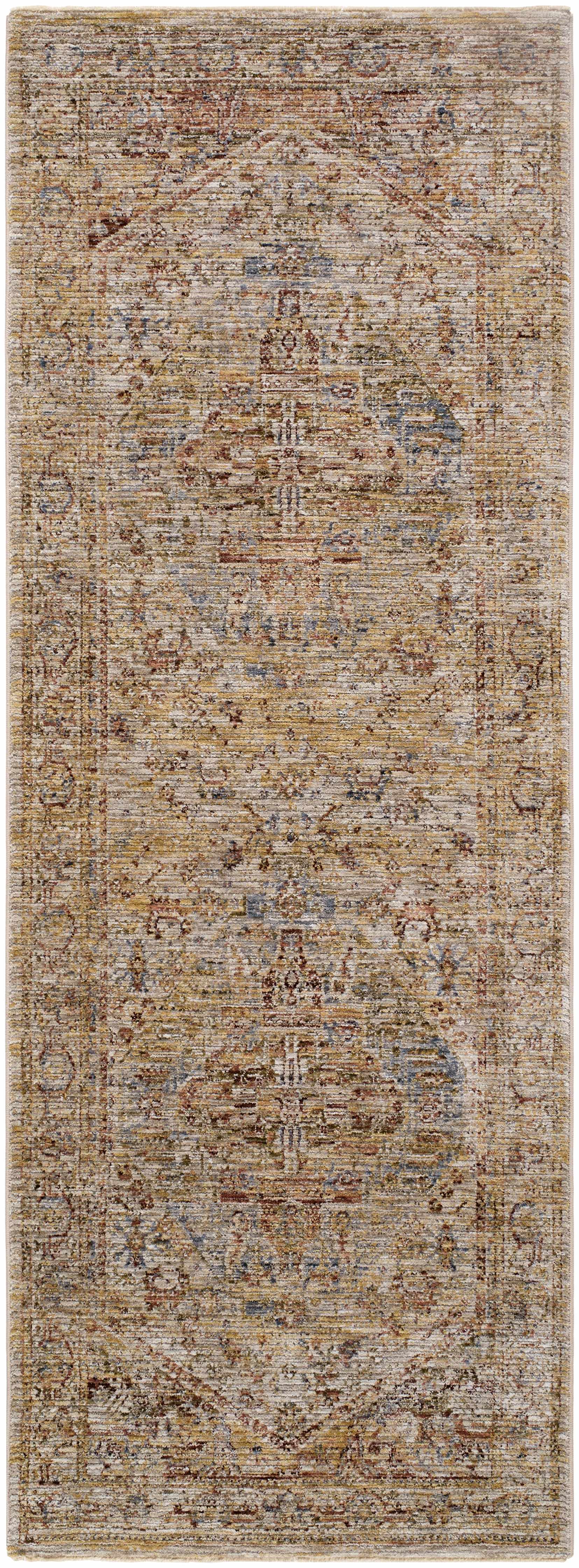 Alois Rust Rich Textured Traditional Rug by Boutique Rugs