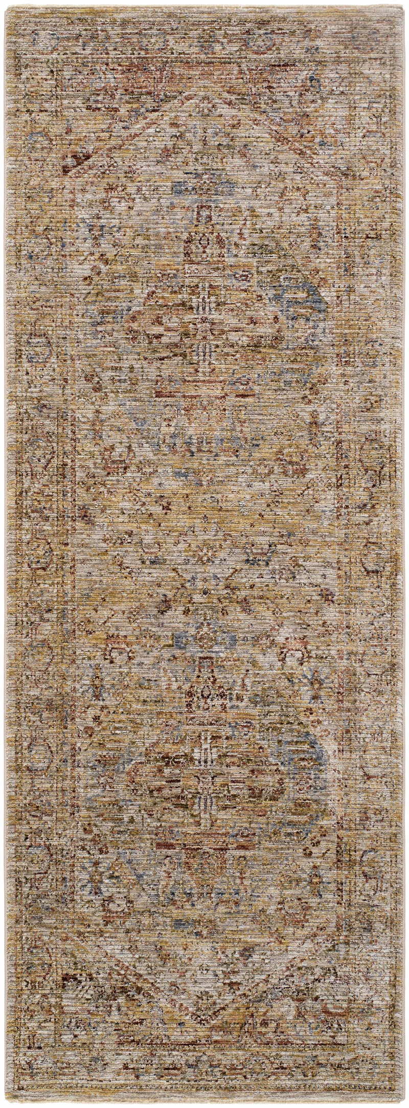 Alois Rust Rich Textured Traditional Rug by Boutique Rugs