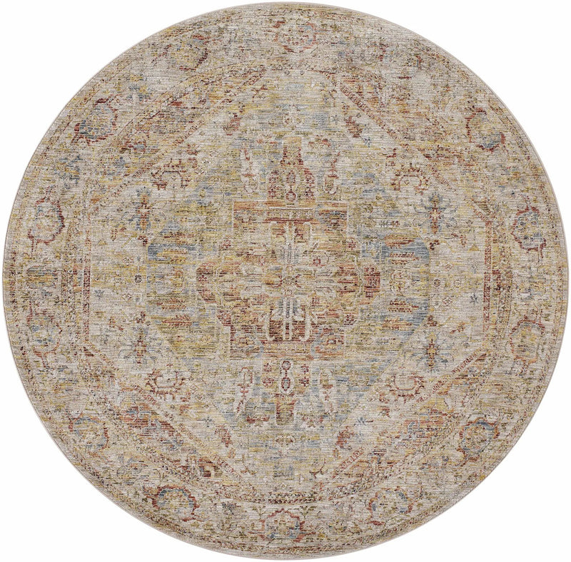 Alois Rust Rich Textured Traditional Rug by Boutique Rugs