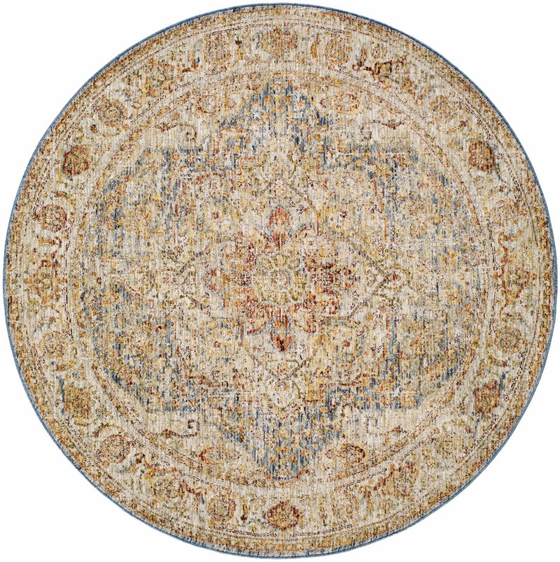 Cress Tan Rich Textured Traditional Rug by Boutique Rugs