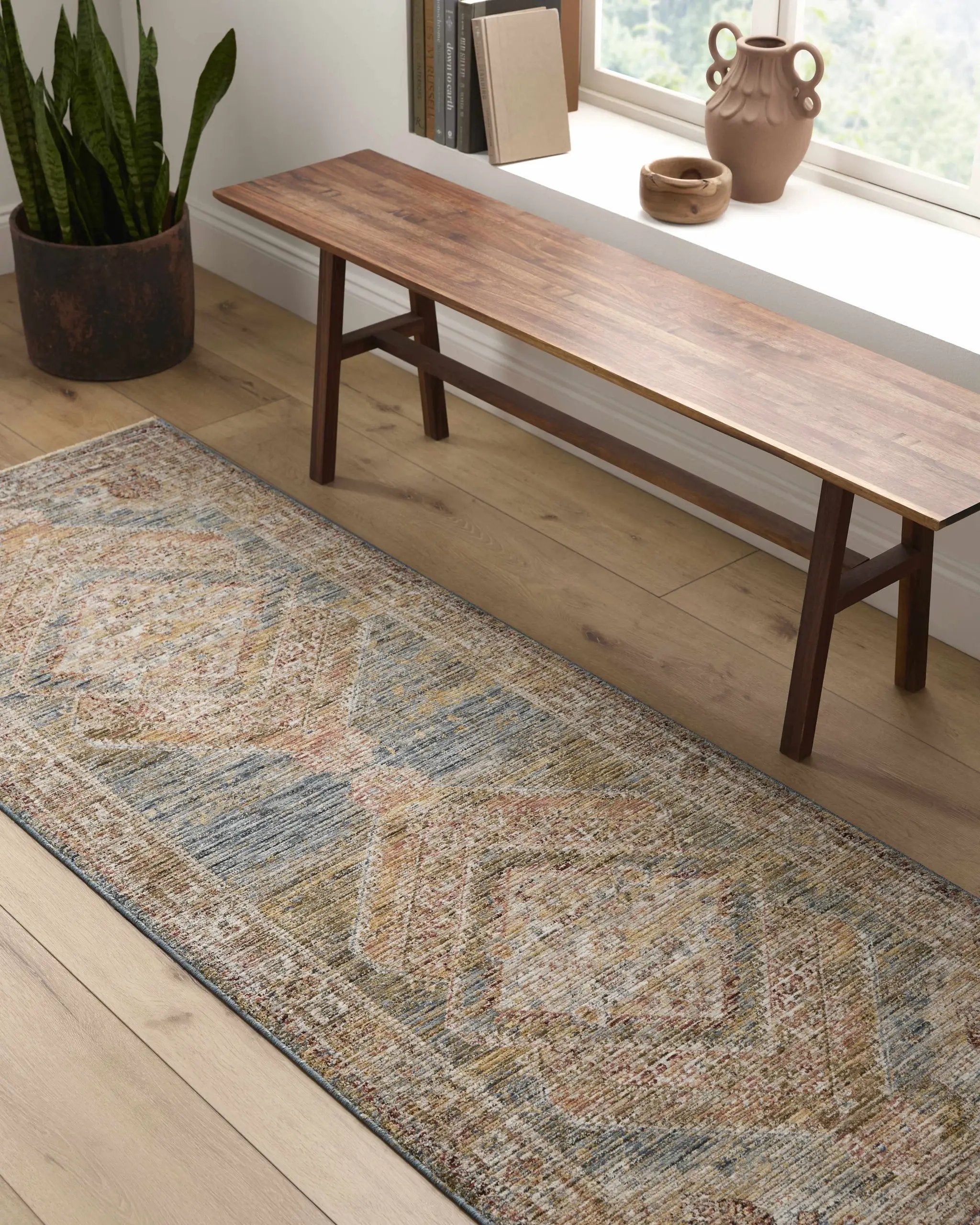 Moya Cream Rich Textured Traditional Rug by Boutique Rugs