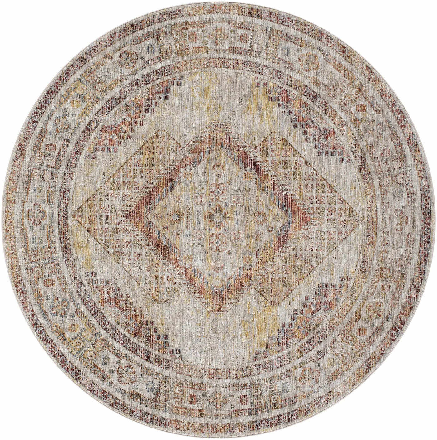 Moya Tan Rich Textured Traditional Rug by Boutique Rugs