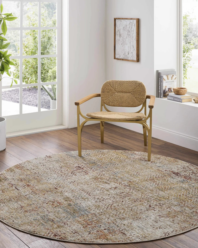 Sava Rust Rich Textured Traditional Rug by Boutique Rugs