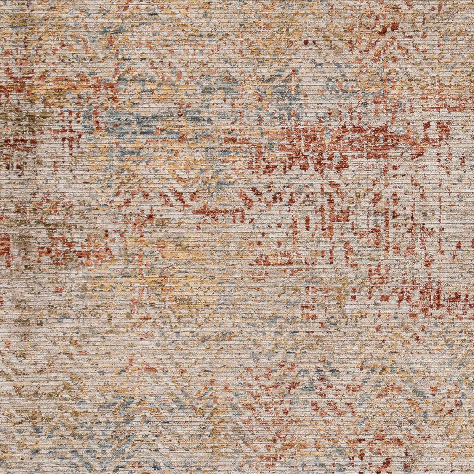 Sava Rust Rich Textured Traditional Rug by Boutique Rugs