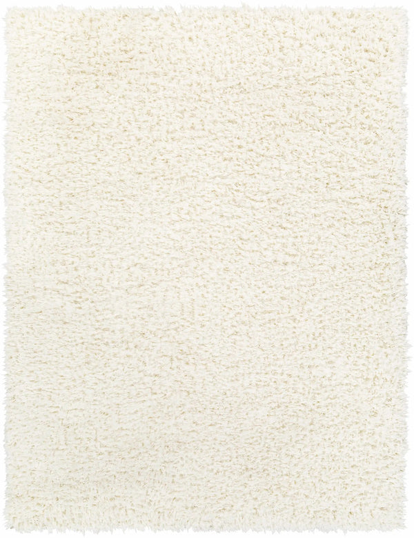 Siari Solid Cream Plush Rug