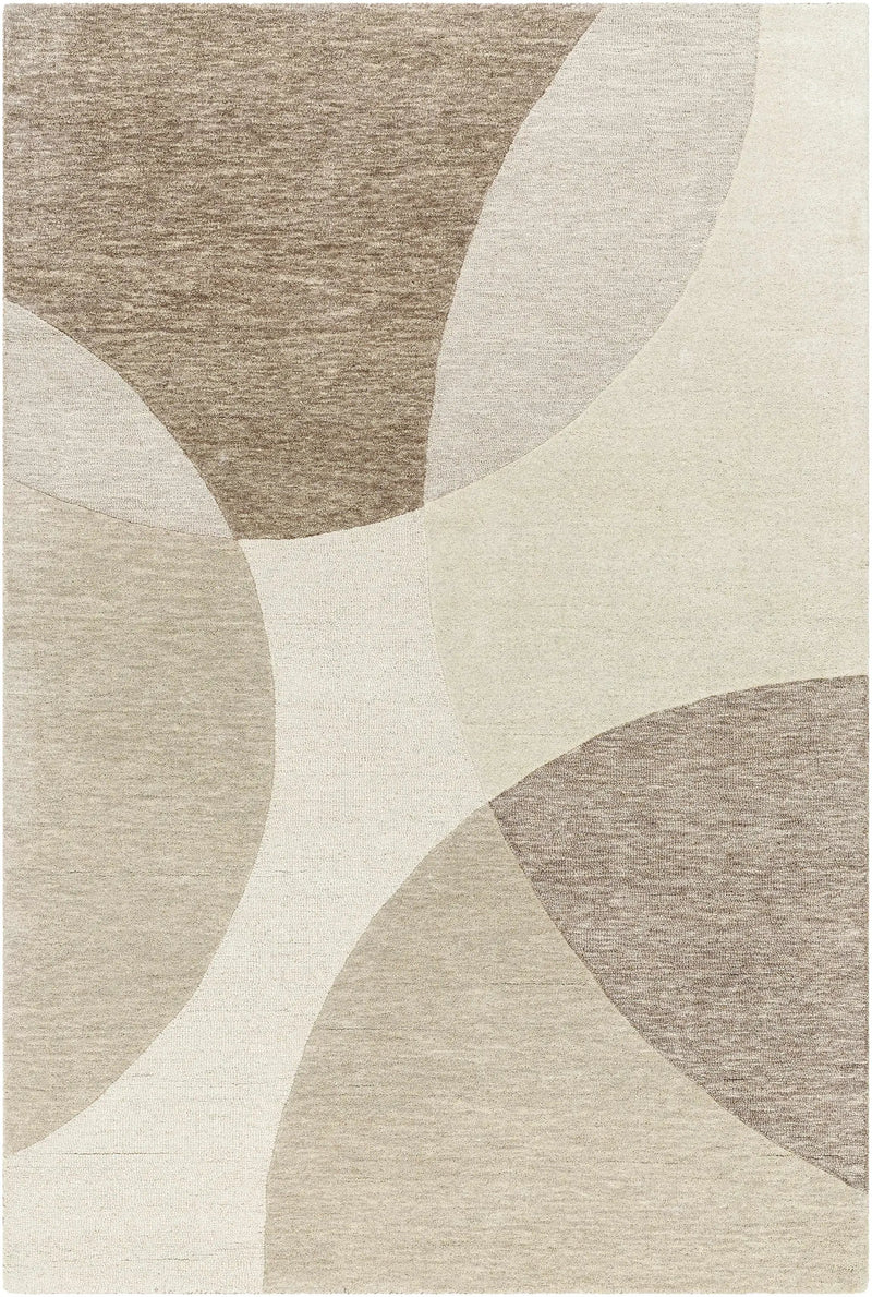 Cassiopeia Dark Brown & Beige Area Rug - Clearance by Boutique Rugs