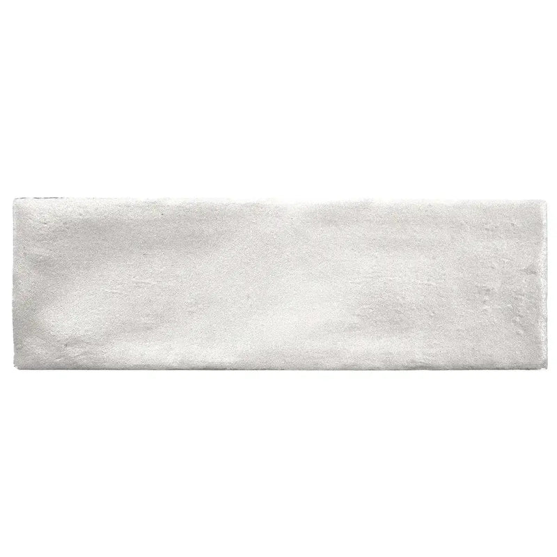 White 2.5x8 Glossy Matte Subway Ceramic Tile (38 pack, 5.38 sq ft/case) by Apollo Tile